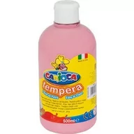 Przybory szkolne - Carioca Farba tempera różowa 500ml - miniaturka - grafika 1