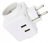 Przedłużacze i rozgałęźniki - Rozgałęźnik potrójny 2 x - miniaturka - grafika 1