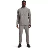 Spodnie sportowe męskie - Męskie spodnie treningowe UNDER ARMOUR UA STRETCH WOVEN PANT - szare - miniaturka - grafika 1