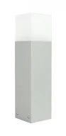 Lampy ogrodowe - Cube Nowoczesny słupek ogrodowy Max 40 cm srebrny CB-MAX 400 AL - miniaturka - grafika 1