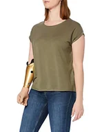 Koszulki i topy damskie - VERO MODA Damski T-shirt Vmava Plain Ss Top Ga Noos, Bungee Cord, XS - miniaturka - grafika 1