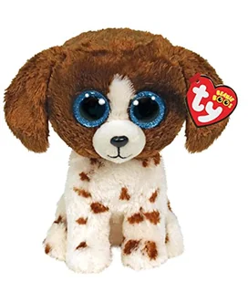 Ty UK Ltd Ty UK Ltd 36487 błotniki brązowy i biały pies czapka Boo średnia średnia, wielokolorowa 36487 - Czapki dla dzieci - miniaturka - grafika 1