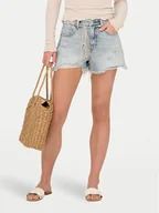Spodnie sportowe damskie - ONLY Szorty jeansowe Zuma 15349510 Niebieski Regular Fit - miniaturka - grafika 1