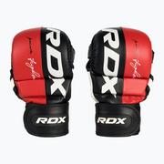 Rękawice bokserskie - Rękawice grapplinogwe RDX Rex T6 czerwone GGR-T6R  l - miniaturka - grafika 1