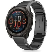Akcesoria do smartwatchy - Pasek TECH-PROTECT Steelband do Garmin Fenix 5/6/6 Pro/7/E (47 mm) Czarny | Bezpłatny transport - miniaturka - grafika 1