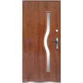 Drzwi zewnętrzne - Drzwi zewnętrzne CAPRI złoty dąb 90P - miniaturka - grafika 1