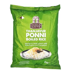 Ryż paraboliczny Ponni Thanjavaur India Gate 2kg - Ryż - miniaturka - grafika 1