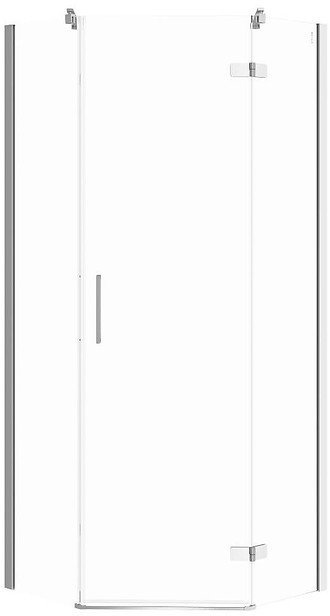 Cersanit Kabina PRYSZNICOWA PIĘCIOKĄTNA CITY 80X80X195 PRAWA SZKŁO TRANS.