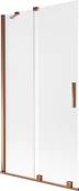 Parawany nawannowe - Mexen Velar parawan nawannowy 2-skrzydłowy rozsuwany 100 x 150 cm, szron, różowe złoto - 896-100-000-31-60 - miniaturka - grafika 1