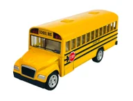 Samochody i pojazdy dla dzieci - RMZ City AUTOBUS SZKOLNY 12cm ŻÓŁTY - miniaturka - grafika 1