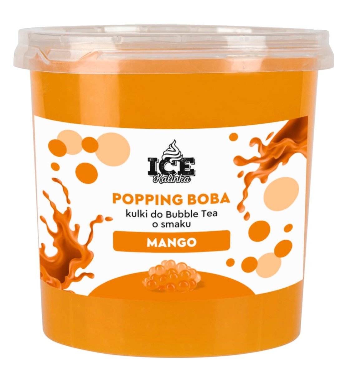 Kulki do Bubble Tea Mango 3 kg Popping boba kawior o smaku mango