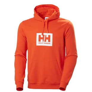 Męska Bluza HELLY HANSEN HH BOX HOODIE 53289_147 – Pomarańczowy - Bluzy męskie - miniaturka - grafika 1