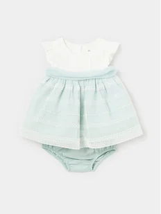 Mayoral Sukienka letnia 1824 Niebieski Regular Fit - Sukienki i spódniczki dla dziewczynek - miniaturka - grafika 1