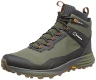 Buty trekkingowe męskie - Berghaus Vc22 Multisport GTX Wodoodporna tkanina Mid Walking, buty turystyczne męskie, Ciemny Zielony Brązowy, 41 EU - miniaturka - grafika 1