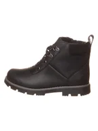 Botki damskie - Clarks Skórzane botki "Health Go" w kolorze czarnym - miniaturka - grafika 1