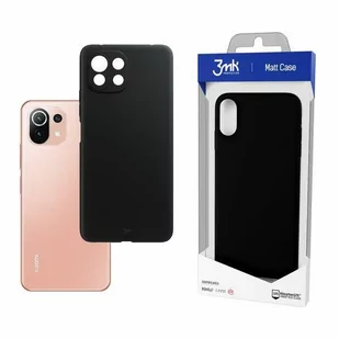 3mk Matt Case Xiaomi Mi 11 Lite 5G czarny 5903108386548 - Etui i futerały do telefonów - miniaturka - grafika 1