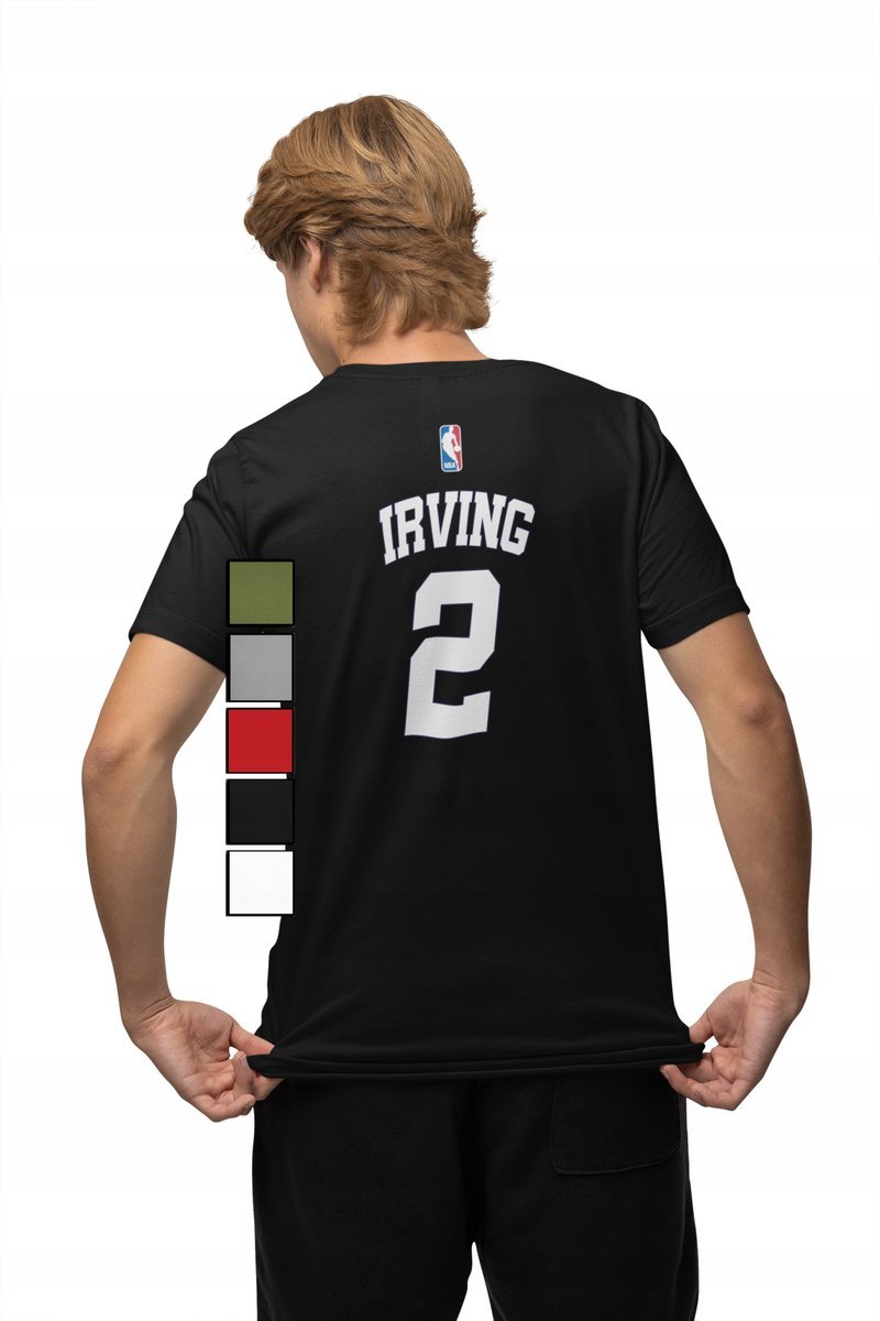 Koszulka Męska Z Nadrukiem Na Plecach Nba Dallas - Kyrie Irving - L