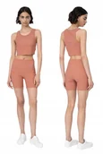 Spodenki damskie - 4F LEGGINSY DAMSKIE KRÓTKIE KOLARKI SPORTOWE - miniaturka - grafika 1