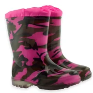 Kalosze damskie - KALOSZE DZIEWCZĘCE WOJTYŁKO 2202R RÓŻ MORO R. 31 - miniaturka - grafika 1