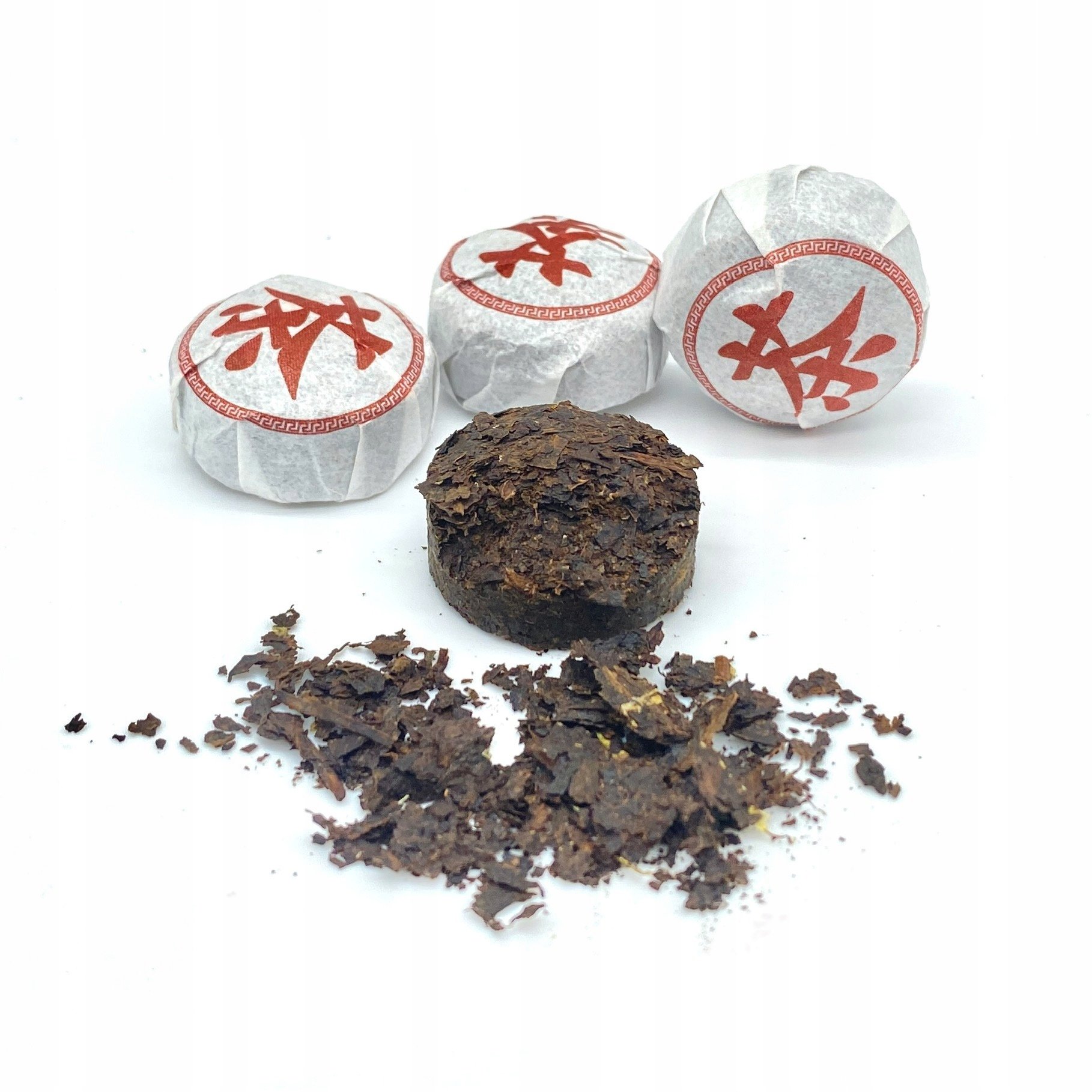 Herbata Pu-erh Tuo Cha 96szt czerwona chińska energia puerh Yunnan