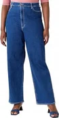 Spodnie damskie - WRANGLER BARREL BLUE DIP W2H7JH43G 28/34 - miniaturka - grafika 1