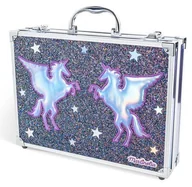 Kosmetyki kąpielowe dla dzieci - Martinelia, Duży Kuferek Do Makijażu Dzieci Jednorożec Walizka - miniaturka - grafika 1
