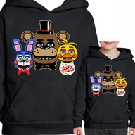 Moda i Uroda OUTLET - 3009 BLUZA Z KAPTUREM FIVE NIGHTS FREDDYS FNAF 140 - miniaturka - grafika 1