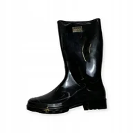 Kalosze damskie - Czarne eleganckie kalosze damskie NICOLE MILLER 38,5 - miniaturka - grafika 1