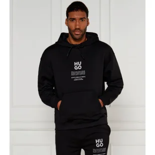 HUGO Bluza Dflohood Regular Fit - Bluzy męskie - miniaturka - grafika 1