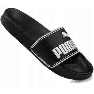 Klapki sportowe na basen czarne PUMA LEADCAT - Klapki i japonki damskie - miniaturka - grafika 1