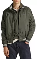 Kurtki męskie - Pepe Jeans Męska kurtka Bon, zielona, oliwkowa, M, Zielony (oliwkowy), M - miniaturka - grafika 1