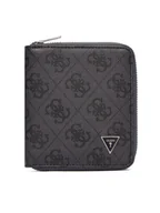 Portfele - Guess Mały Portfel Męski SMMALO LEA02 Szary - miniaturka - grafika 1