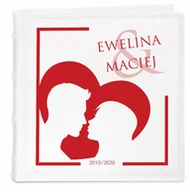 Albumy fotograficzne - Album na zdjęcia z nadrukiem dla pary na ślub rocznicę parapetówkę - miniaturka - grafika 1