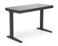 Biurka - Biurko czarne B52 z funkcją regulacji wysokości, bezprzewodowe ładowanie, port USB - miniaturka - grafika 1