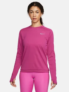 Nike Koszulka w kolorze różowym do biegania - Koszulki sportowe damskie - miniaturka - grafika 1