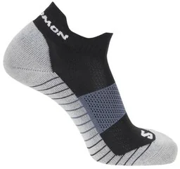Skarpety Salomon Aero Ankle Black / Grissaile - Skarpetki i podkolanówki sportowe - miniaturka - grafika 1