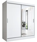 Szafy - Biała szafa przesuwna 180 cm B6-P51 - miniaturka - grafika 1