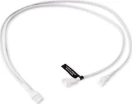 Kable komputerowe i do monitorów - Alphacool Alphacool Y-Splitter 4-Pin auf 2x 4-Pin PWM 60cm - wei - miniaturka - grafika 1
