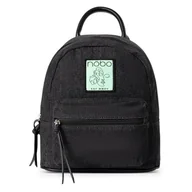 Plecaki - Plecak Nobo BAGN290-K020 Czarny - miniaturka - grafika 1