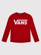 Bluzy dla chłopców - Vans Bluza Classic VN0A36MZ Czerwony Regular Fit - miniaturka - grafika 1