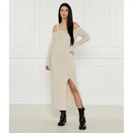 Sukienki - TWINSET Sukienka z dodatkiem wełny i kaszmiru - miniaturka - grafika 1