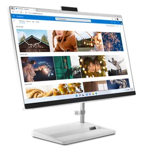 All in One Lenovo IdeaCentre AIO 3 24IAP7 / F0GH003UGE / Intel i3-12 / 16GB / SSD 512GB / Intel UHD / FullHD / Win 11 / Biały - Zestawy komputerowe - miniaturka - grafika 1