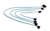Kable - Supermicro 4 x Round kabel SATA 0,43 m Czarny, Niebieski CBL-0190L - miniaturka - grafika 1