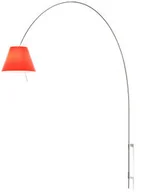 Lampy ścienne - Luceplan - Lady Costanza Lampa Ścienna z Wyłącznikiem Czerwona/Aluminium Luceplan - miniaturka - grafika 1