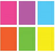 Teczki i skoroszyty - Interdruk Teczka z gumką A3 fluo mix kolorów - miniaturka - grafika 1
