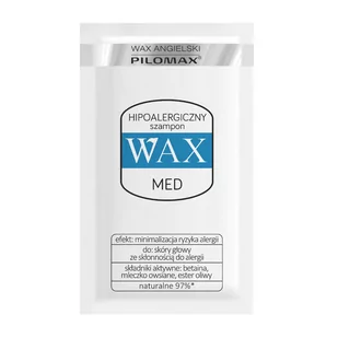 Wax Ang Pilomax Szampon Hipoalergiczny 50 Saszetek - Szampony do włosów - miniaturka - grafika 1