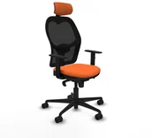 Fotele i krzesła biurowe - Krzesło Biurowe Piqueras y Crespo 1D036N2 Pomarańczowy - miniaturka - grafika 1