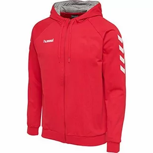 Hummel HMLGO Cotton Zip bluza z kapturem dla mężczyzn, czerwony, xxl - Bluzy męskie - miniaturka - grafika 1