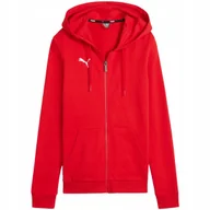 Bluzy damskie - Bluza Damska Puma Team Goal Casuals Hoody Czerwona 658621 01 S - miniaturka - grafika 1