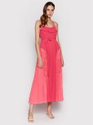 Sukienki - TWINSET Sukienka koktajlowa 221TT2477 Różowy Regular Fit - miniaturka - grafika 1